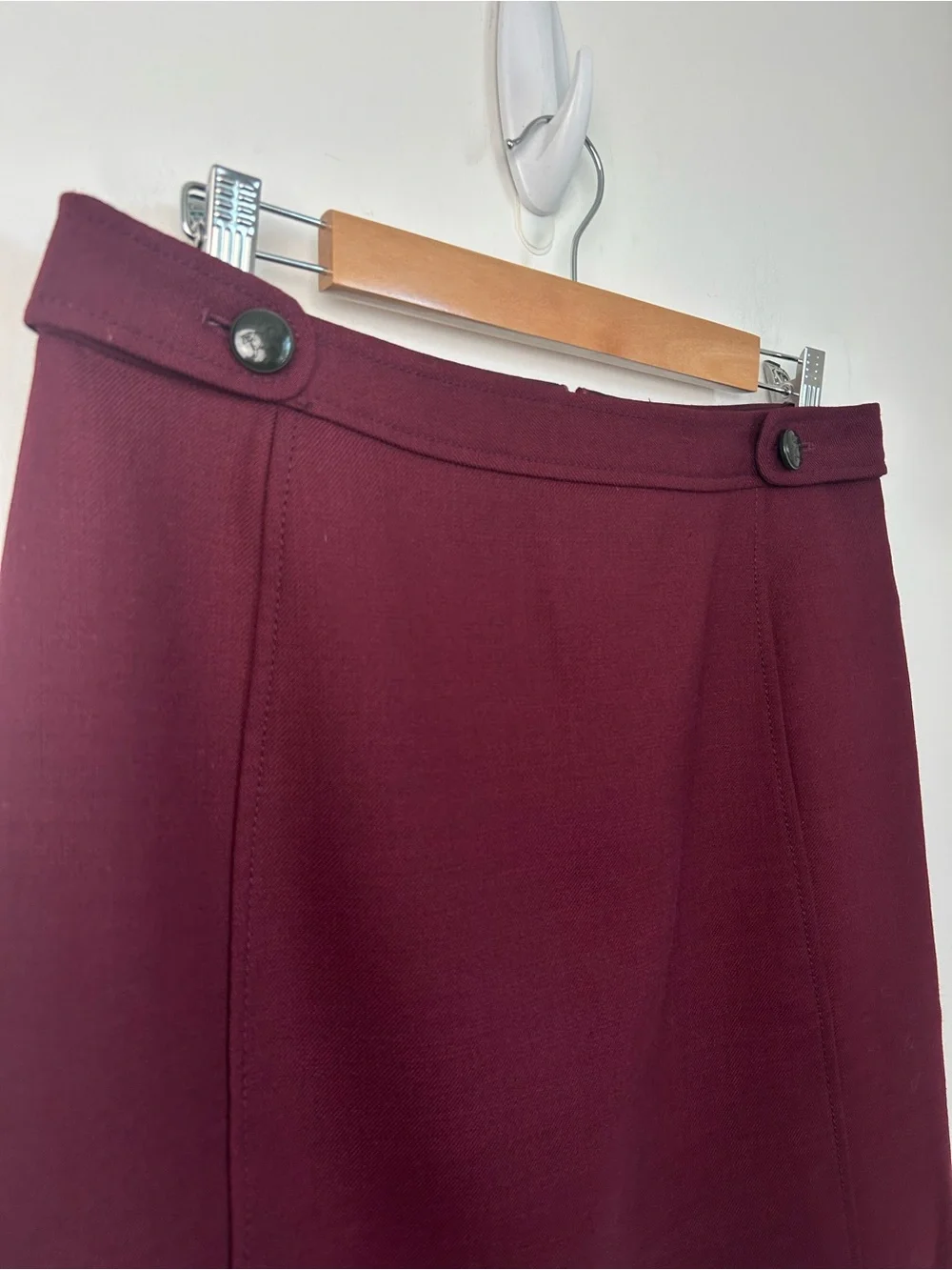 BROOKS BROTHERS Wool Blend Mini Skirt